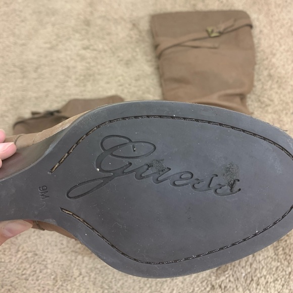 Guess brown leather boots - Picture 4 of 4